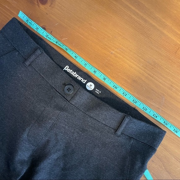 Betabrand Grey Straight Leg Classic Yoga Pant Womens M Petite - Picture 6 of 8